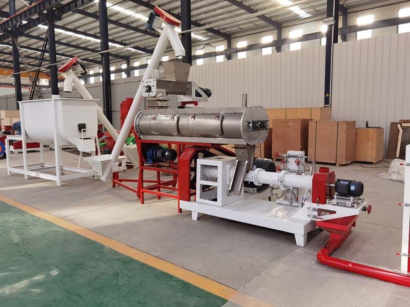 900kg/h vannamei shrimp feed making machine Feed size 3 mm Philippines